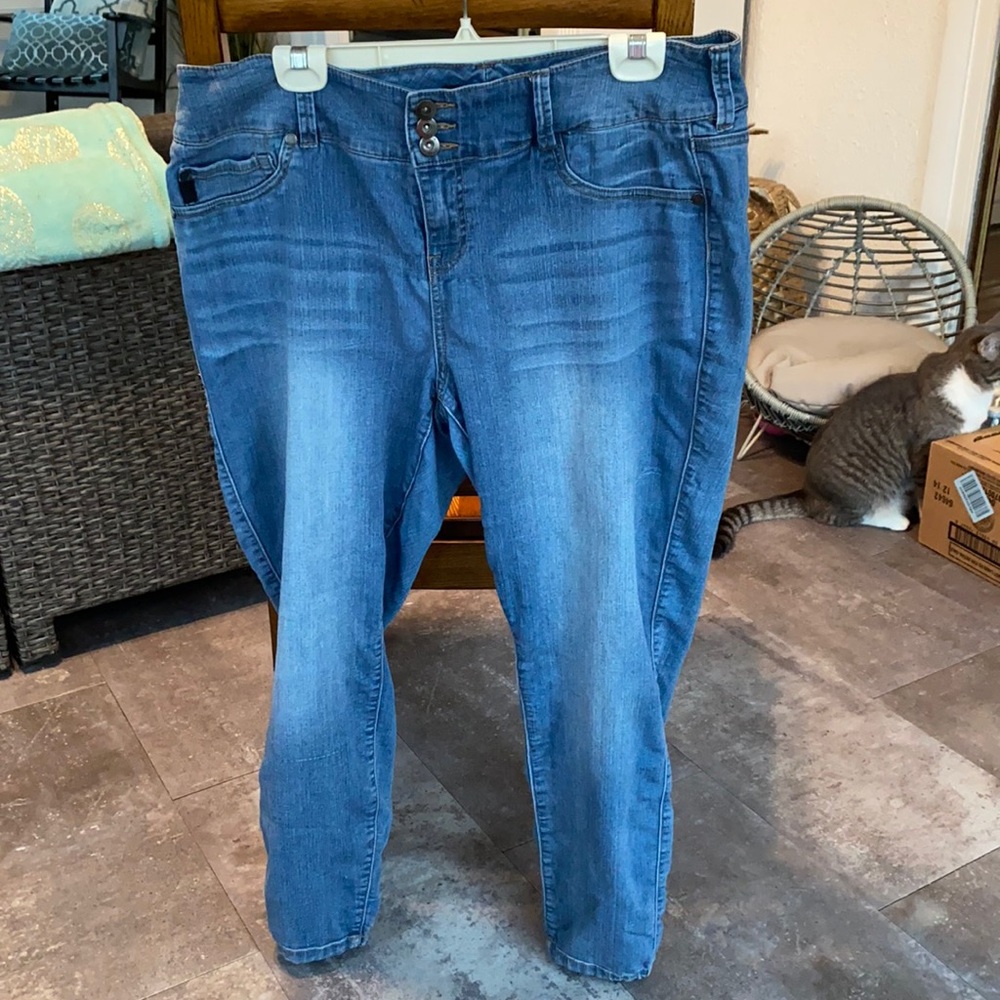 Women’s plus, denim jeggings